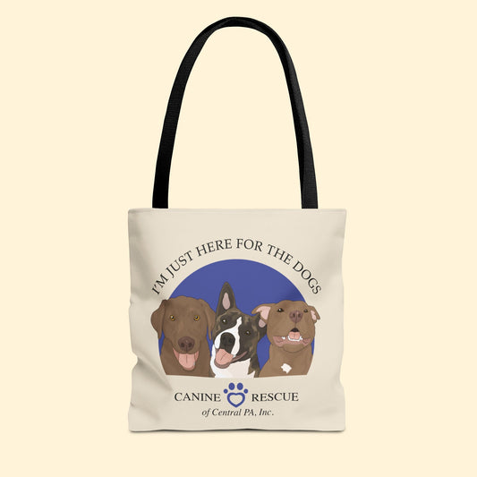 Tote Bag | FUNDRAISER | Canine Rescue of Central PA - Detezi Designs - 30689653583792894501