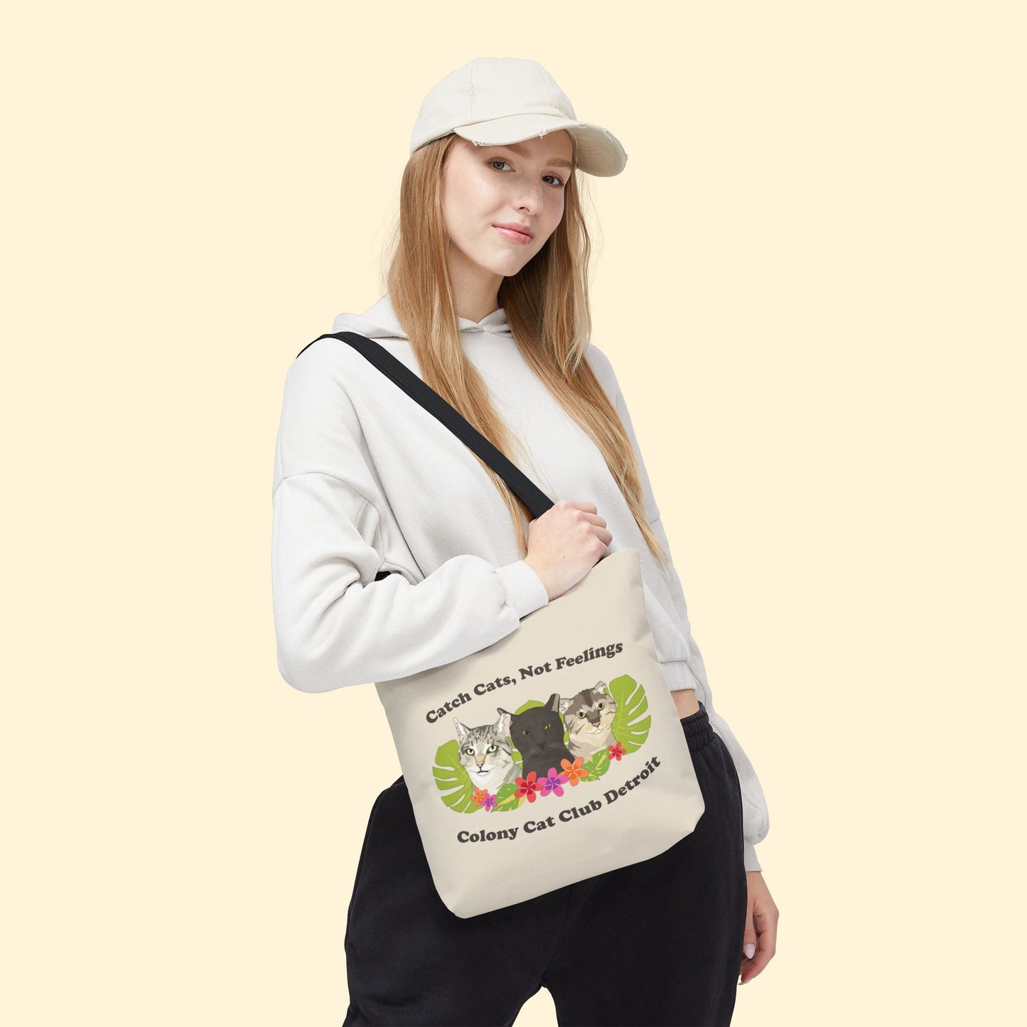 Tote Bag | FUNDRAISER | Colony Cat Club - Detezi Designs - 25871289606070078116