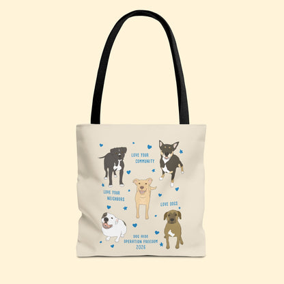 Tote Bag | FUNDRAISER | Dog Aide | Operation Freedom 2026 - Detezi Designs-18934437605812766492