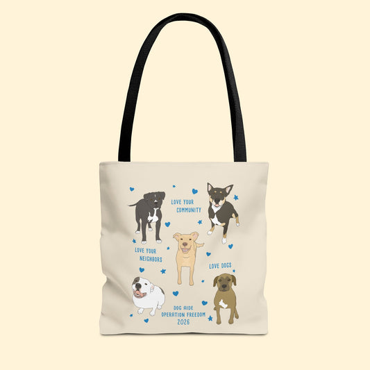 Tote Bag | FUNDRAISER | Dog Aide | Operation Freedom 2026 - Detezi Designs-18934437605812766492