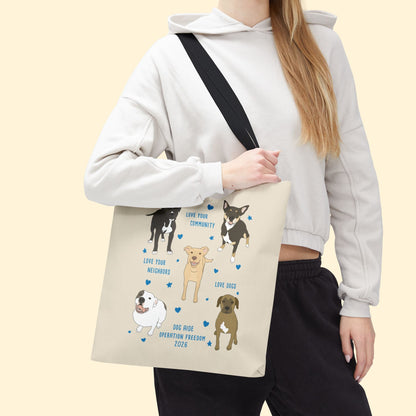Tote Bag | FUNDRAISER | Dog Aide | Operation Freedom 2026 - Detezi Designs-33911015972080104131