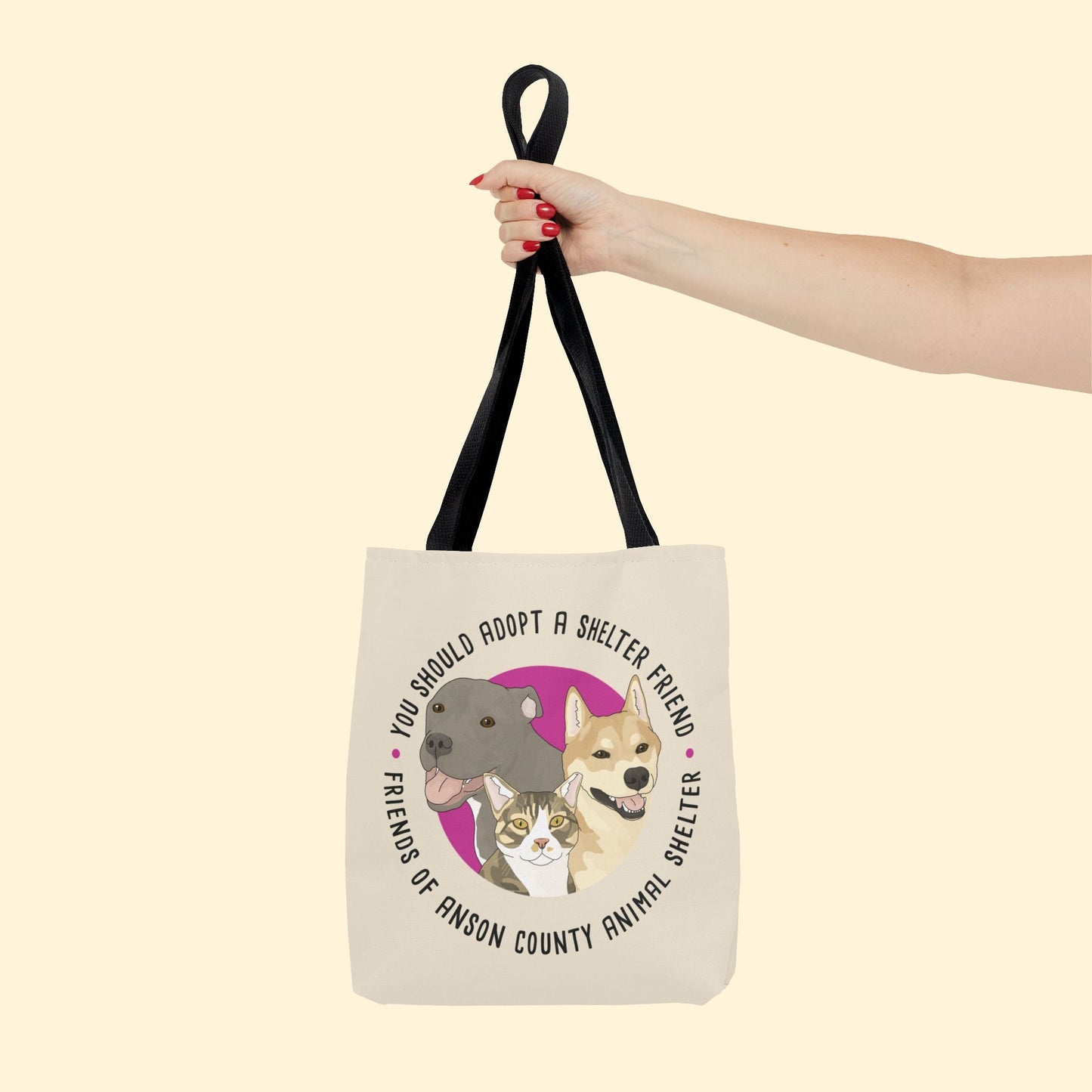 Tote Bag | FUNDRAISER | Friends of Anson County Animal Shelter - Detezi Designs - 13136489422662729894