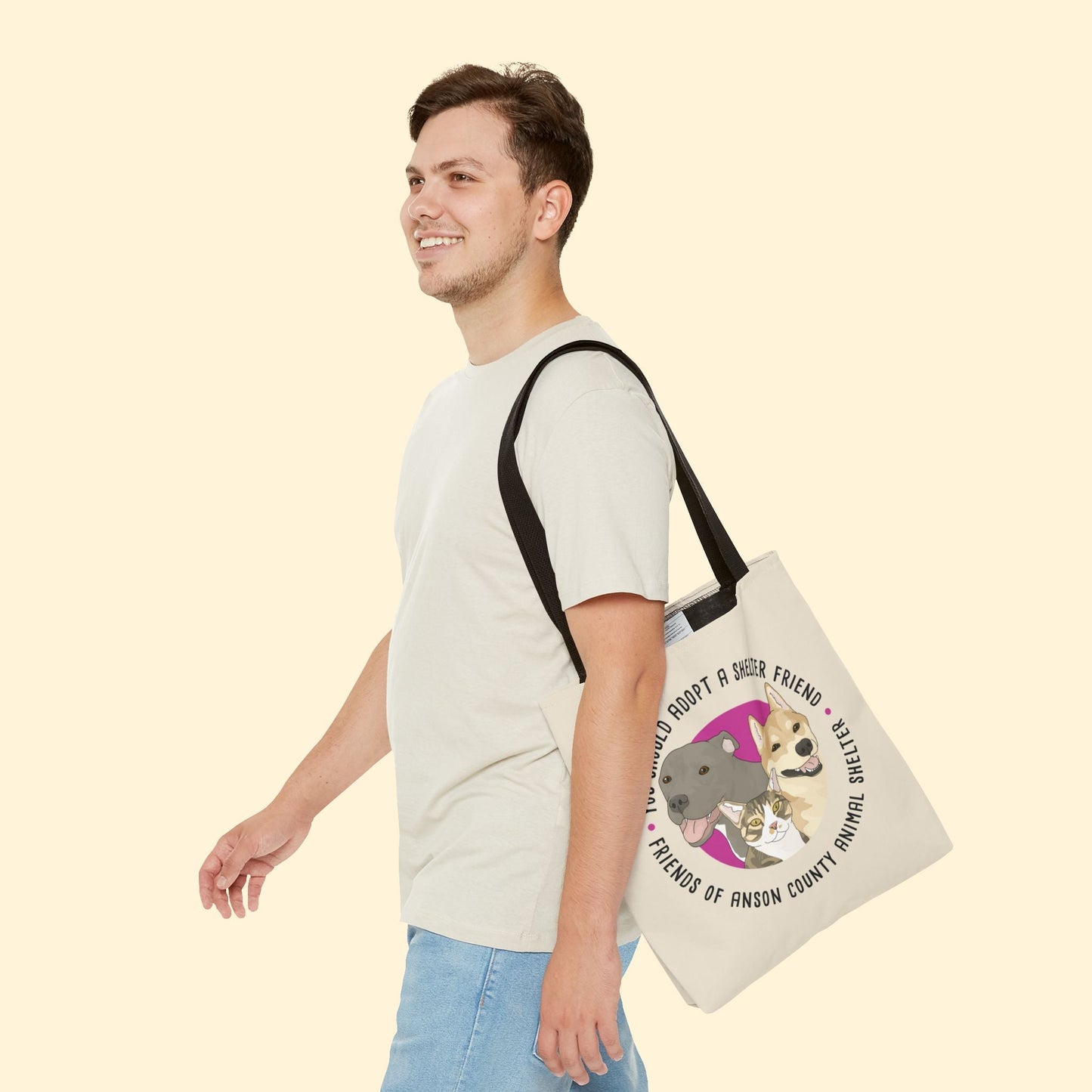 Tote Bag | FUNDRAISER | Friends of Anson County Animal Shelter - Detezi Designs - 13136489422662729894