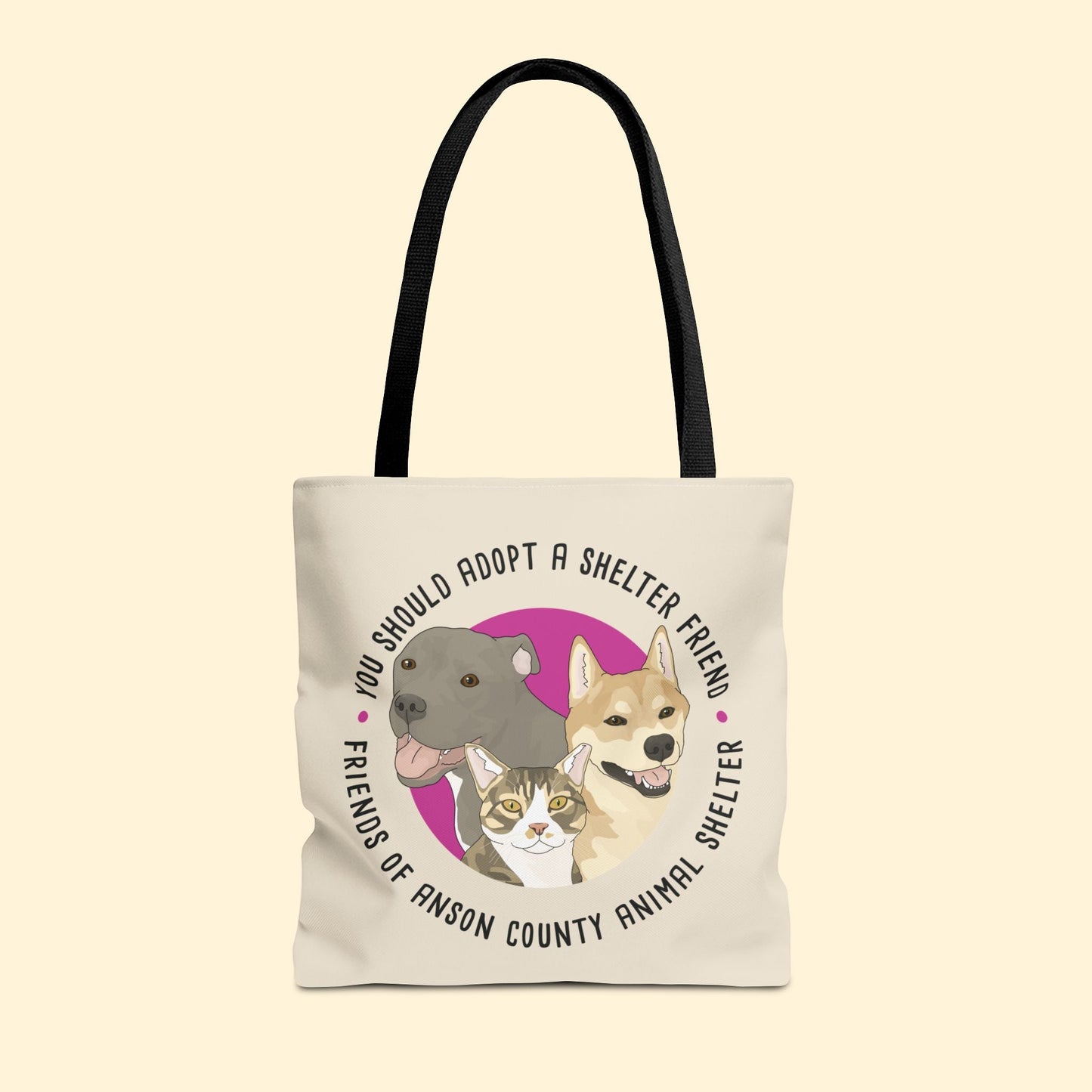 Tote Bag | FUNDRAISER | Friends of Anson County Animal Shelter - Detezi Designs - 18999759106425807088