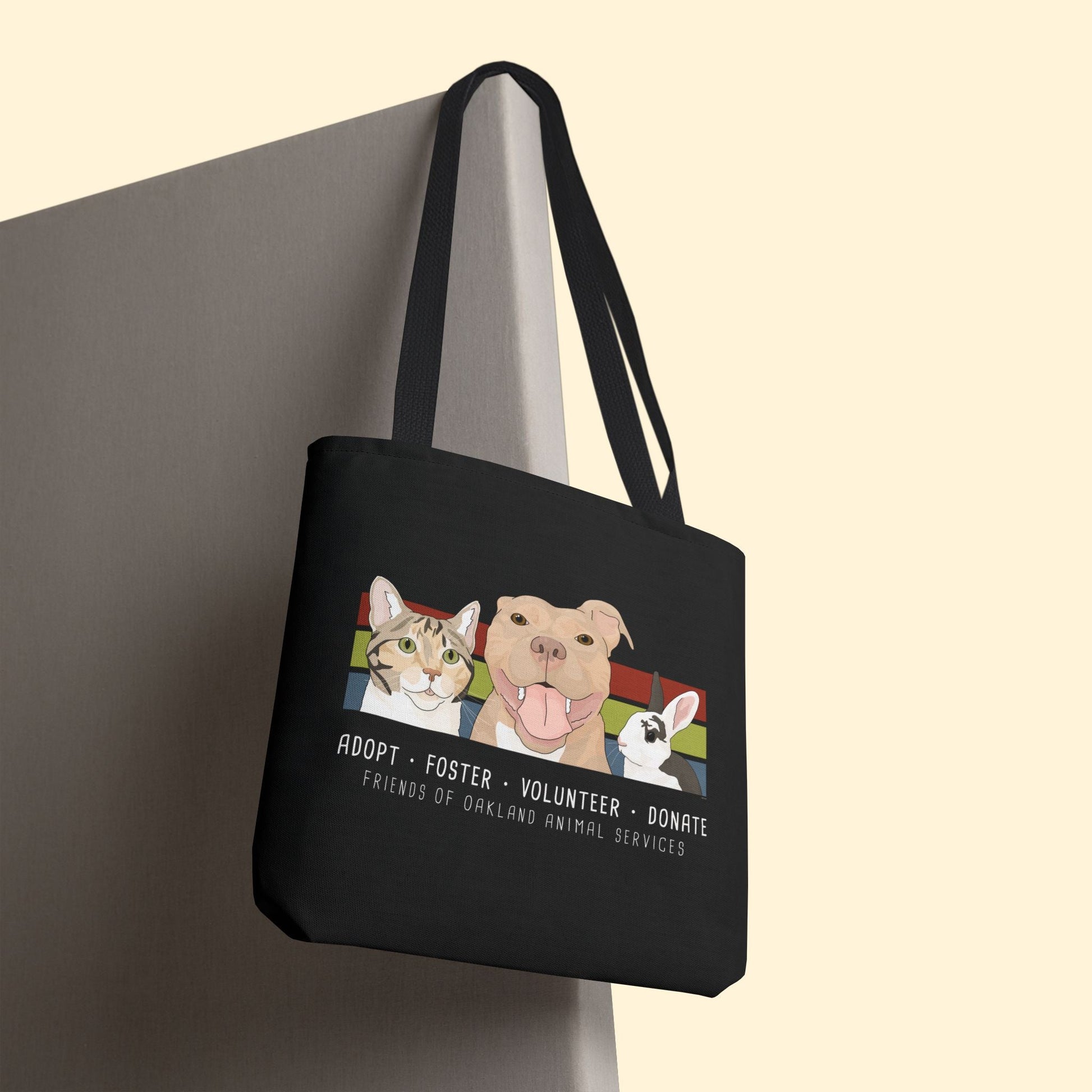 Tote Bag | FUNDRAISER | Friends of Oakland Animal Services - Detezi Designs - 23606357781578851474