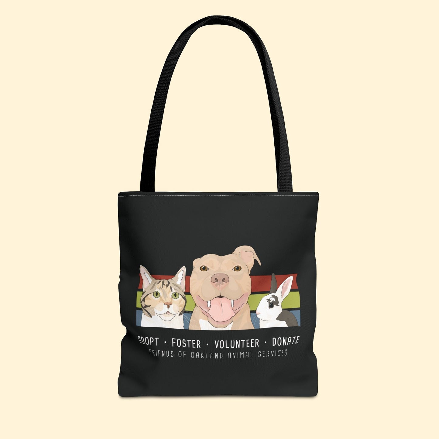 Tote Bag | FUNDRAISER | Friends of Oakland Animal Services - Detezi Designs - 23606357781578851474