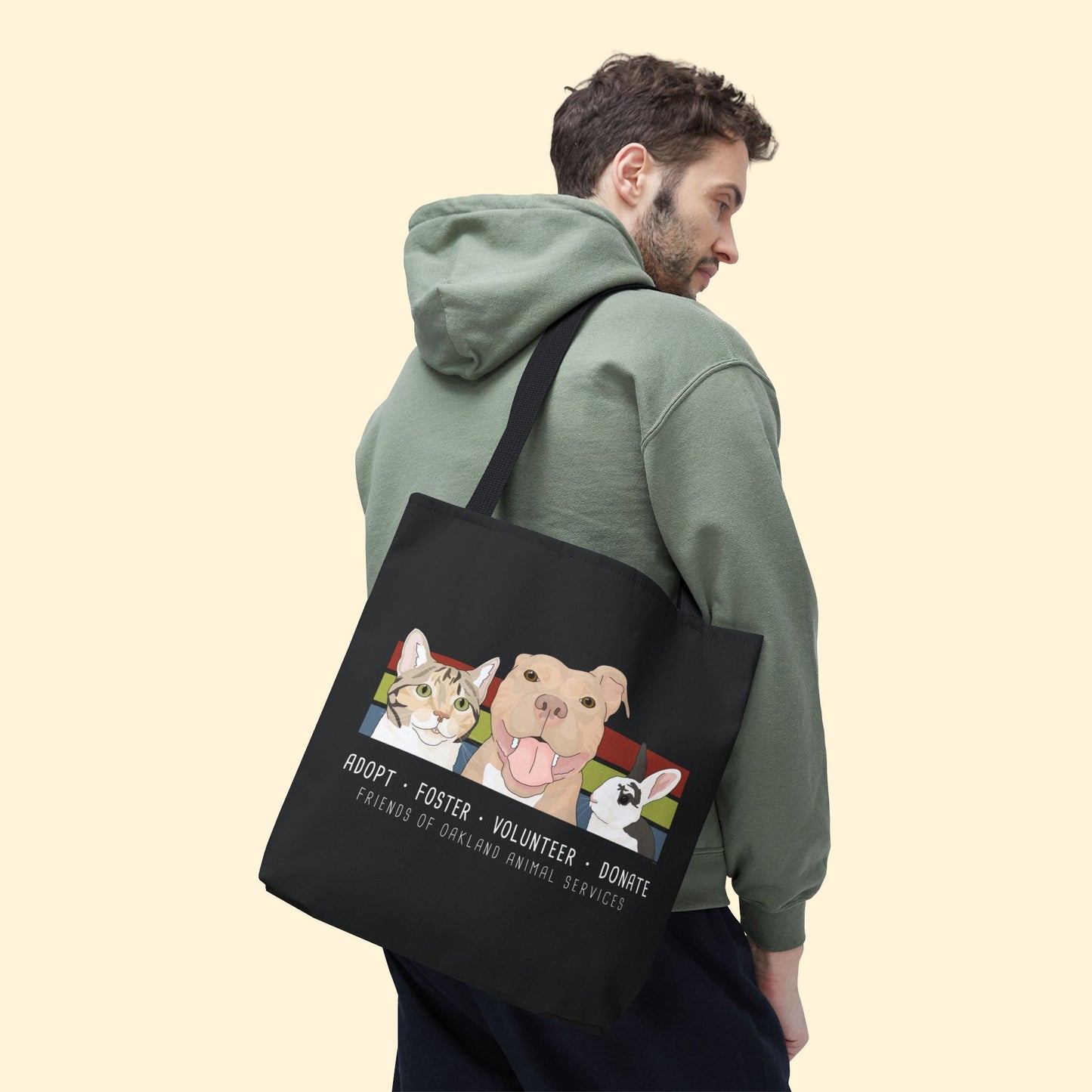 Tote Bag | FUNDRAISER | Friends of Oakland Animal Services - Detezi Designs - 31283769010927972601