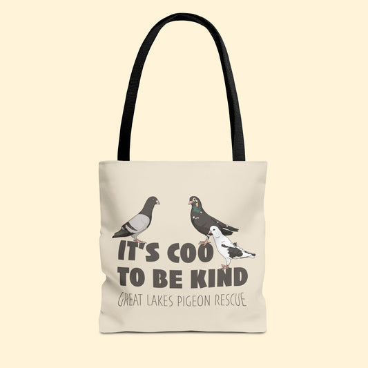 Tote Bag | FUNDRAISER | Great Lakes Pigeon Rescue - Detezi Designs - 16235942892451841747