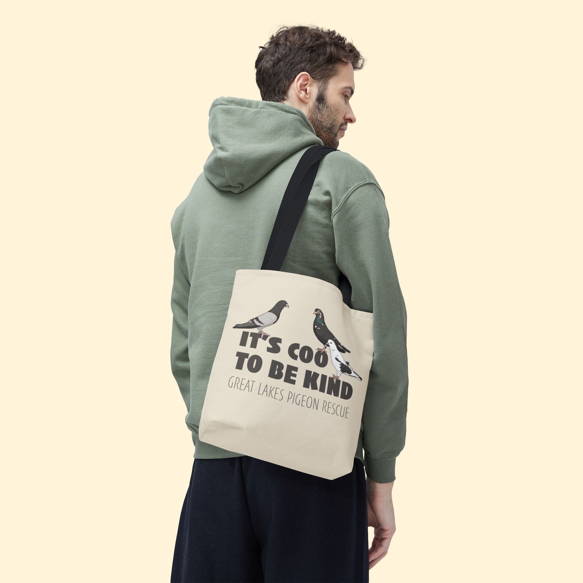 Tote Bag | FUNDRAISER | Great Lakes Pigeon Rescue - Detezi Designs - 16235942892451841747