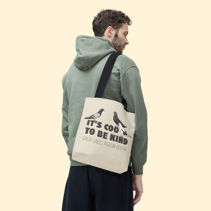 Tote Bag | FUNDRAISER | Great Lakes Pigeon Rescue - Detezi Designs - 16235942892451841747