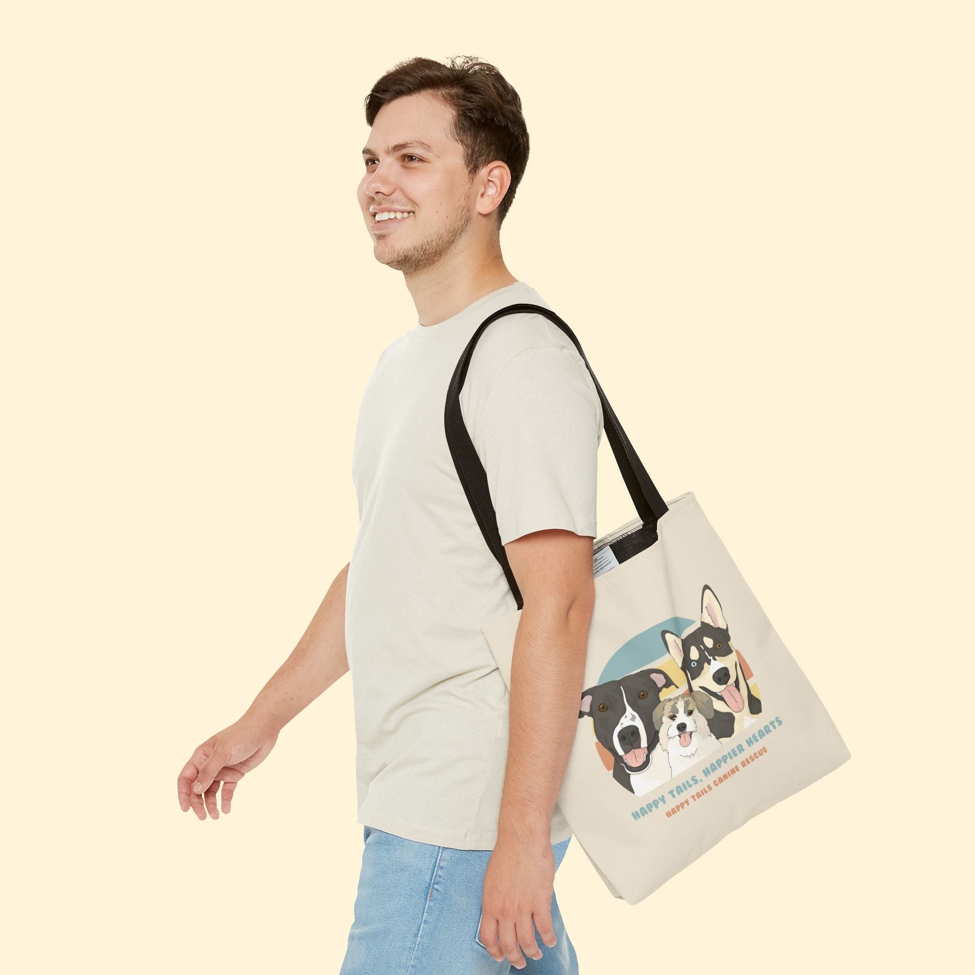 Tote Bag | FUNDRAISER | Happy Tails Canine Rescue - Detezi Designs-25780331746076260050