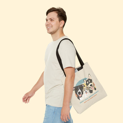 Tote Bag | FUNDRAISER | Happy Tails Canine Rescue - Detezi Designs-25780331746076260050