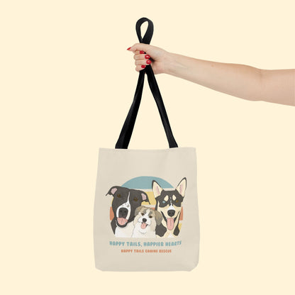 Tote Bag | FUNDRAISER | Happy Tails Canine Rescue - Detezi Designs-66561074819194571817