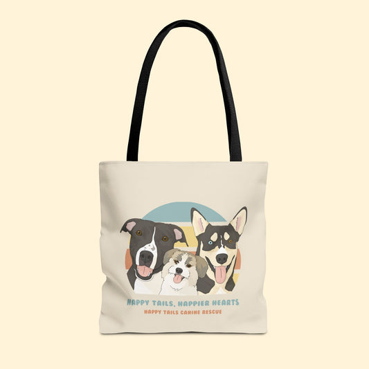 Tote Bag | FUNDRAISER | Happy Tails Canine Rescue - Detezi Designs-73974501787420163546
