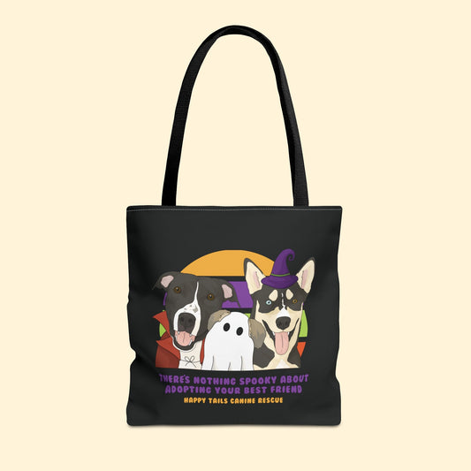 Tote Bag | FUNDRAISER | Happy Tails Canine Rescue | Halloween - Detezi Designs-12733782763077374460