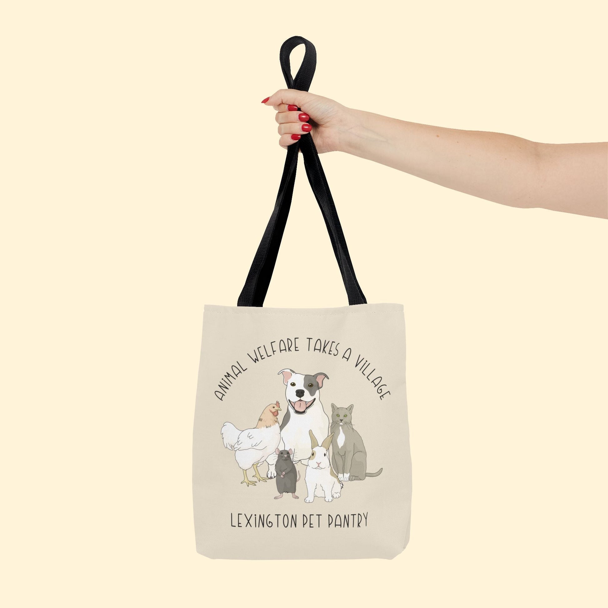 Tote Bag | FUNDRAISER | Lexington Pet Pantry | It Takes A Village - Detezi Designs - 15884719886202240313