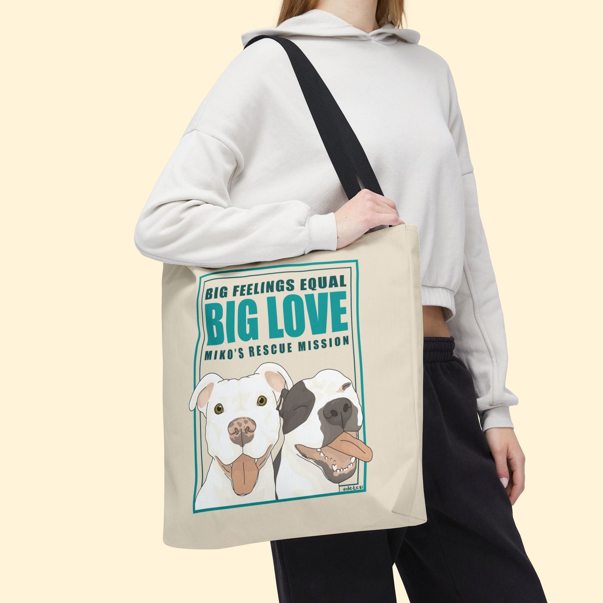 Tote Bag | FUNDRAISER | Miko's Rescue Mission - Detezi Designs - 21344840808982284319