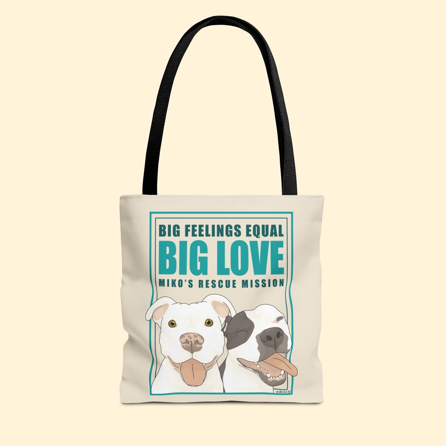 Tote Bag | FUNDRAISER | Miko's Rescue Mission - Detezi Designs - 29572042704679193565