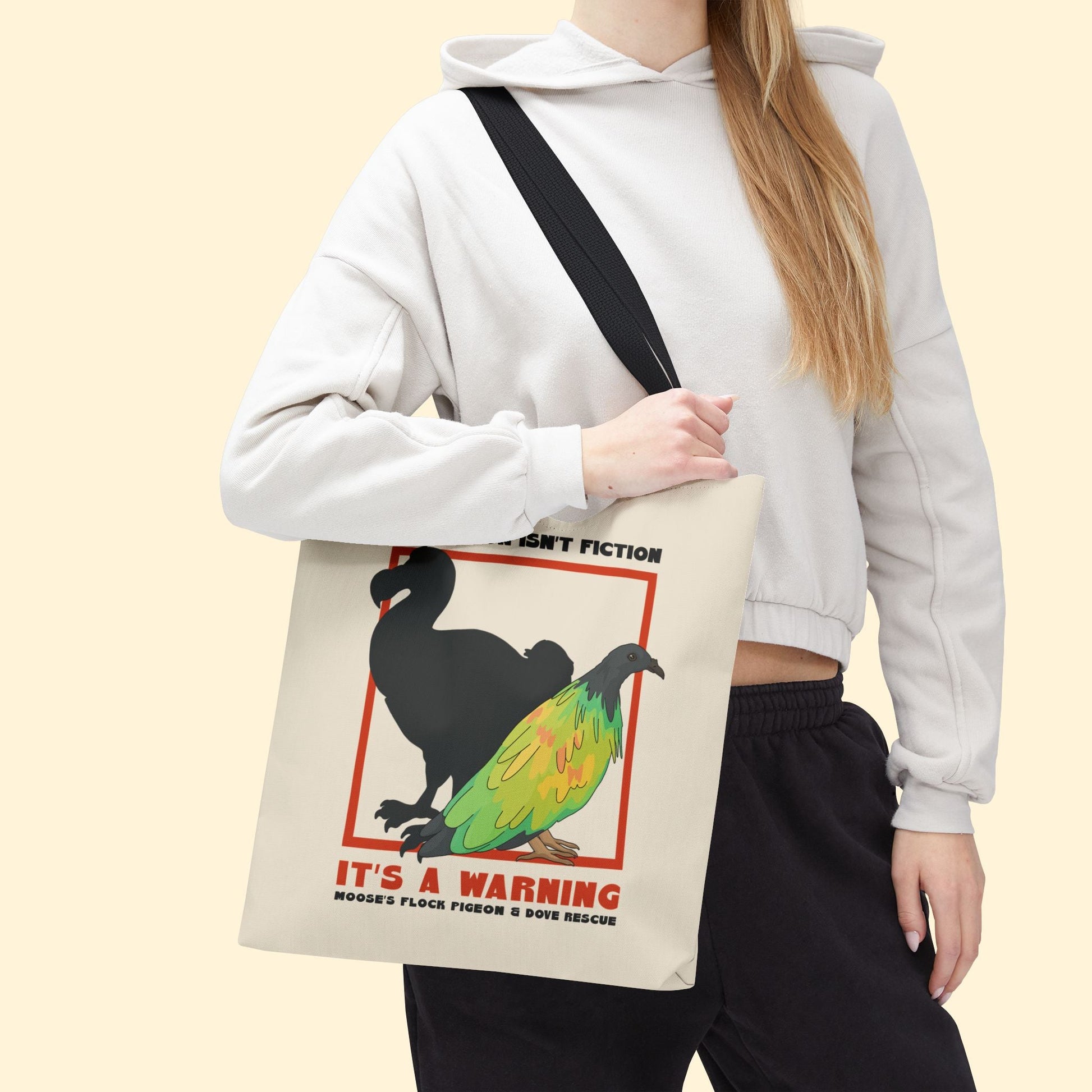 Tote Bag | FUNDRAISER | Moose's Flock | Extinction is a Warning - Detezi Designs - 11916669651138510721