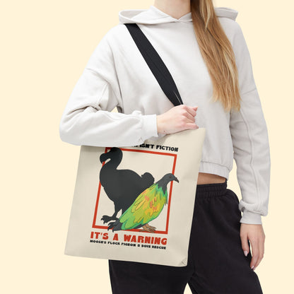 Tote Bag | FUNDRAISER | Moose's Flock | Extinction is a Warning - Detezi Designs - 11916669651138510721