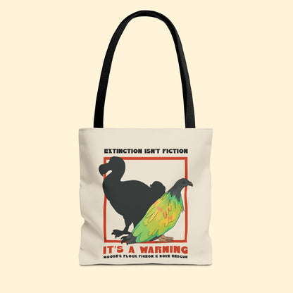 Tote Bag | FUNDRAISER | Moose's Flock | Extinction is a Warning - Detezi Designs - 11916669651138510721