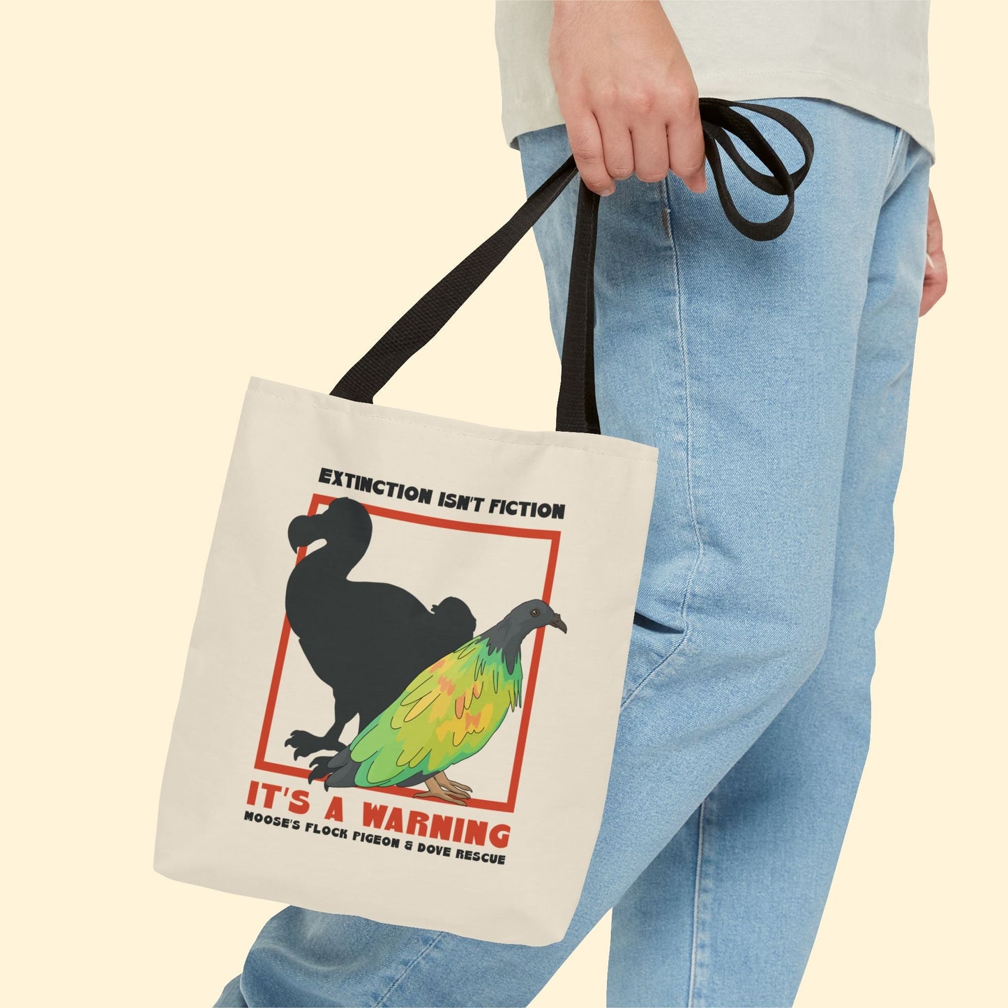 Tote Bag | FUNDRAISER | Moose's Flock | Extinction is a Warning - Detezi Designs - 21027262557238915714