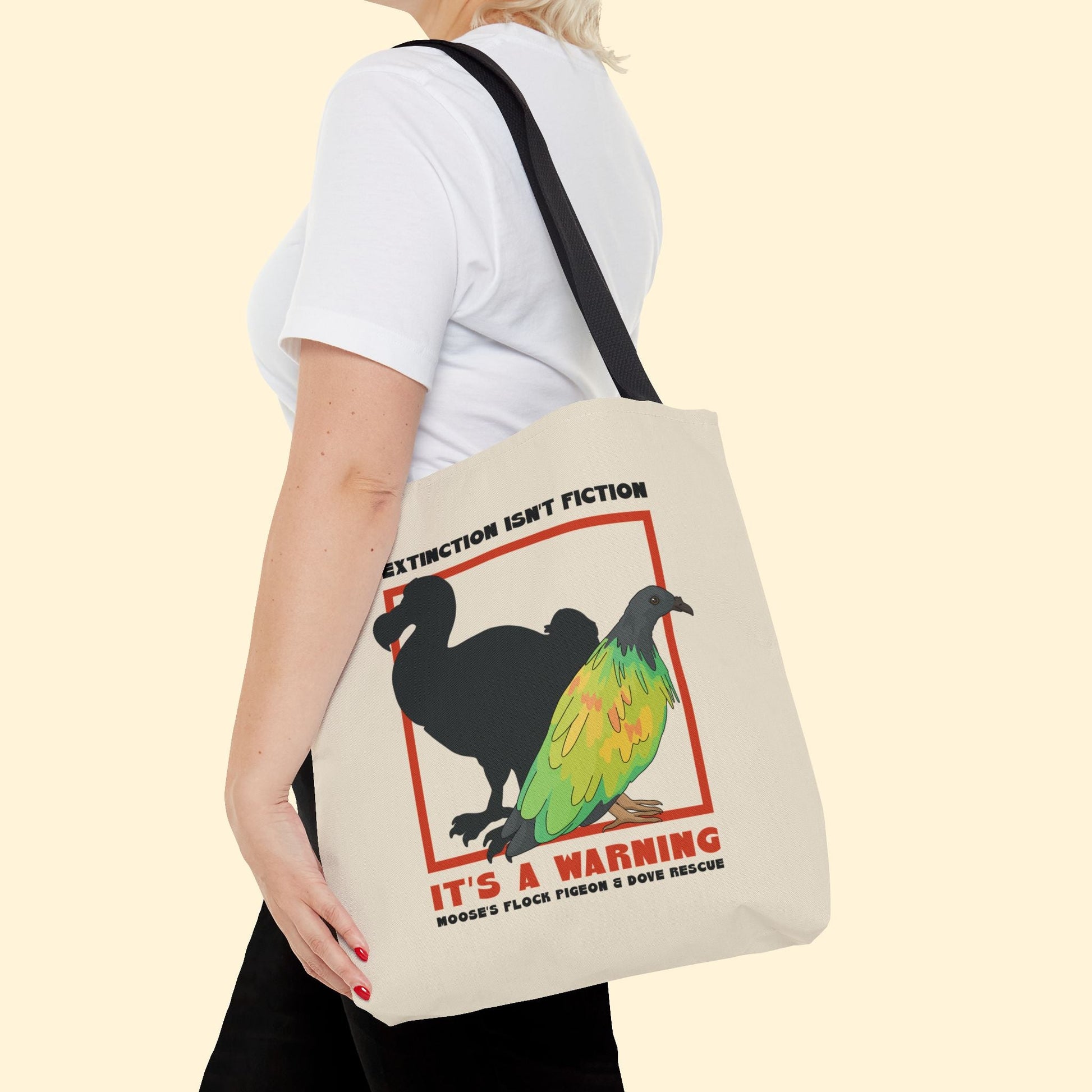 Tote Bag | FUNDRAISER | Moose's Flock | Extinction is a Warning - Detezi Designs - 27420233557935685778