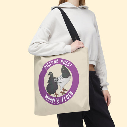 Tote Bag | FUNDRAISER | Moose's Flock | Pigeons Rock - Detezi Designs - 10921513740950242211