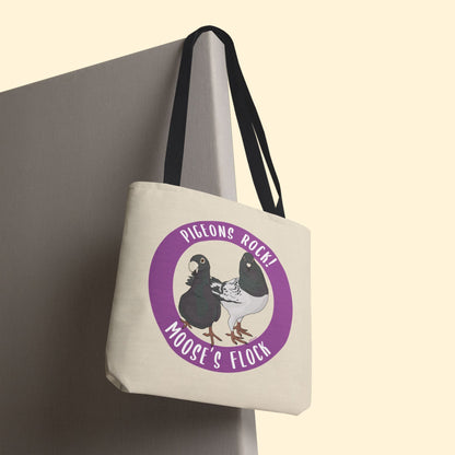 Tote Bag | FUNDRAISER | Moose's Flock | Pigeons Rock - Detezi Designs - 10921513740950242211