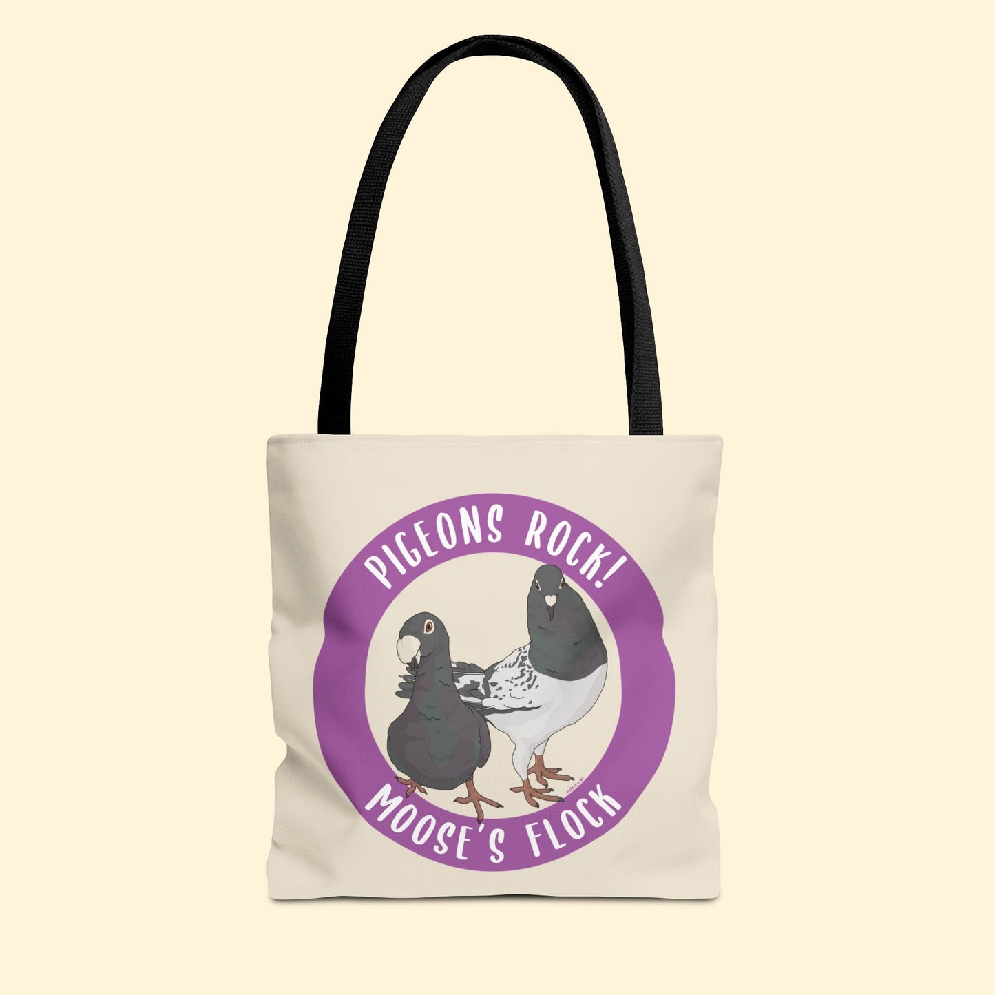 Tote Bag | FUNDRAISER | Moose's Flock | Pigeons Rock - Detezi Designs - 13564819580719338042
