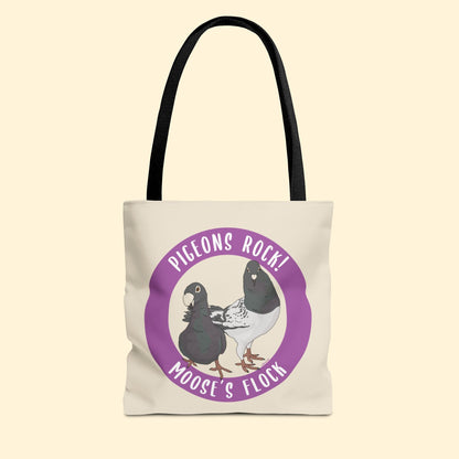 Tote Bag | FUNDRAISER | Moose's Flock | Pigeons Rock - Detezi Designs - 13564819580719338042