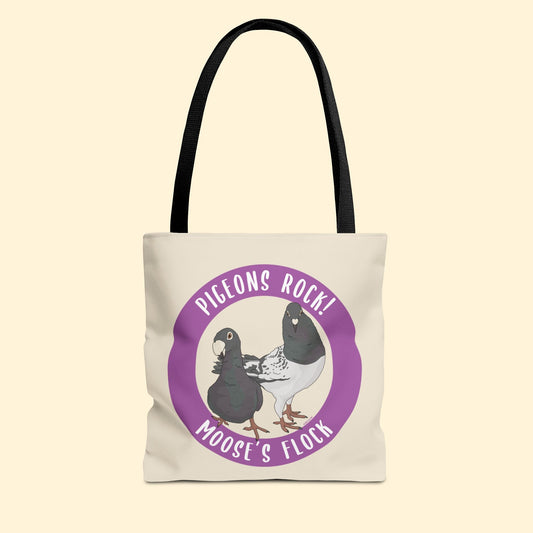 Tote Bag | FUNDRAISER | Moose's Flock | Pigeons Rock - Detezi Designs - 13564819580719338042