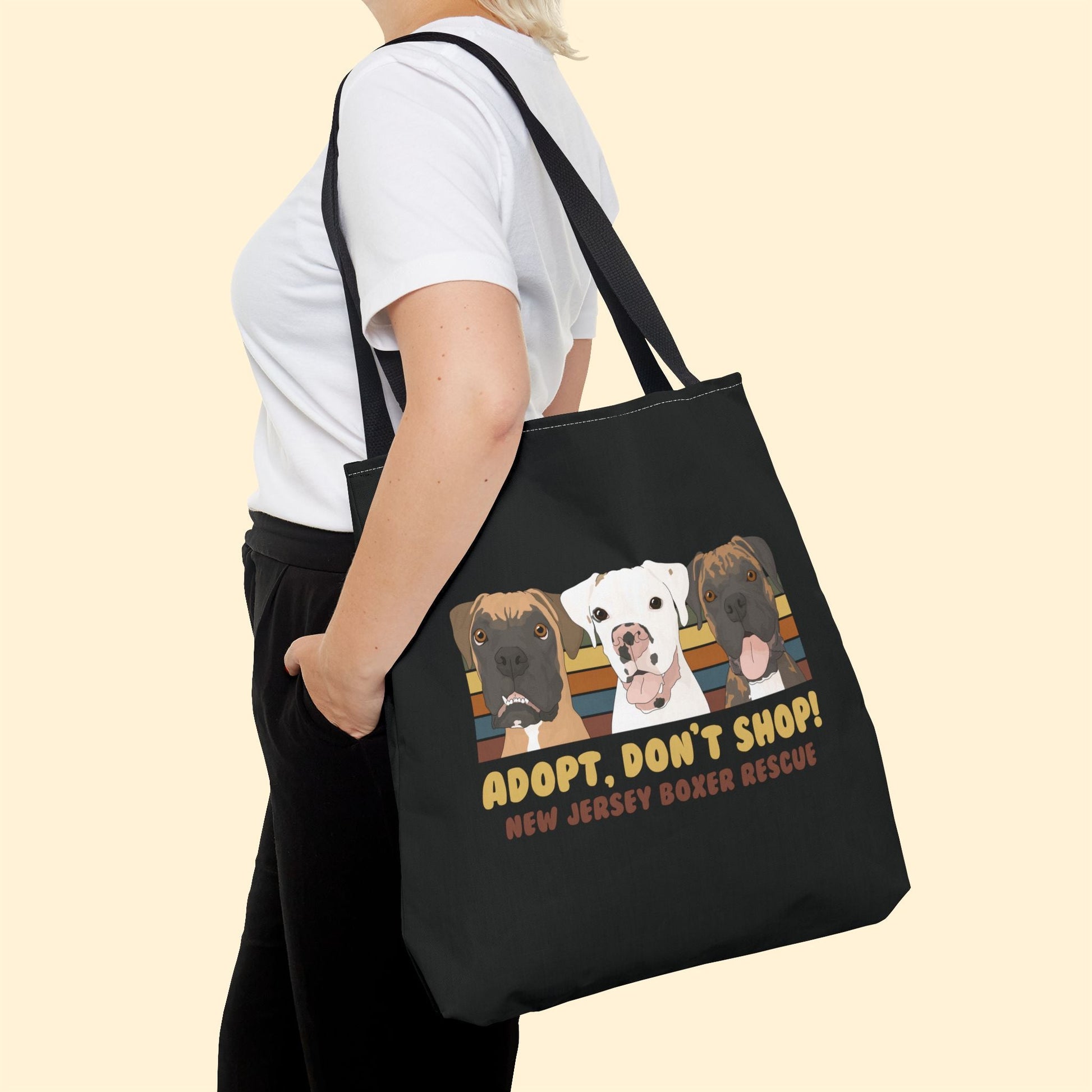 Tote Bag | FUNDRAISER | New Jersey Boxer Rescue | Adopt, Don't Shop! - Detezi Designs - 25972583493347119622