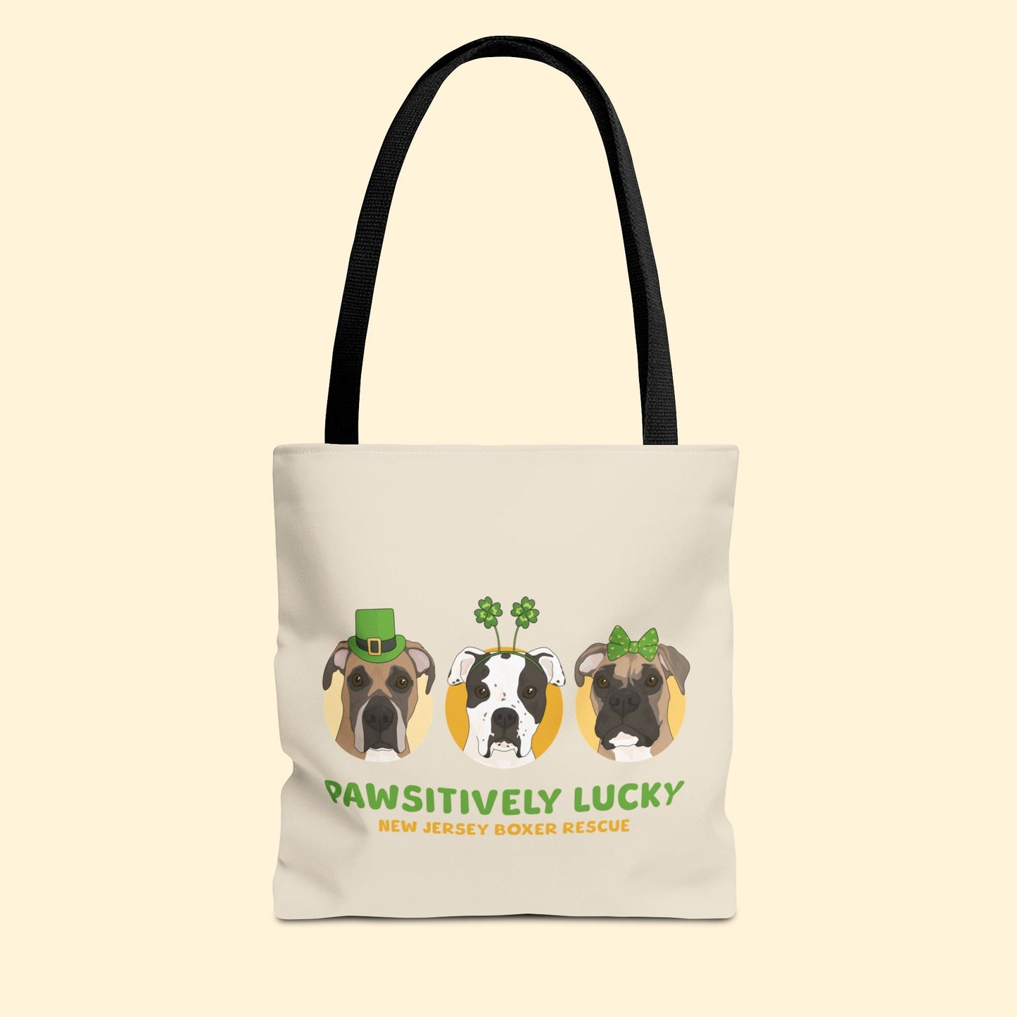 Tote Bag | FUNDRAISER | New Jersey Boxer Rescue | St. Patrick's Day - Detezi Designs - 85108583104793383150