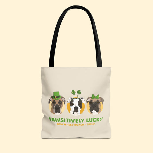 Tote Bag | FUNDRAISER | New Jersey Boxer Rescue | St. Patrick's Day - Detezi Designs - 85108583104793383150