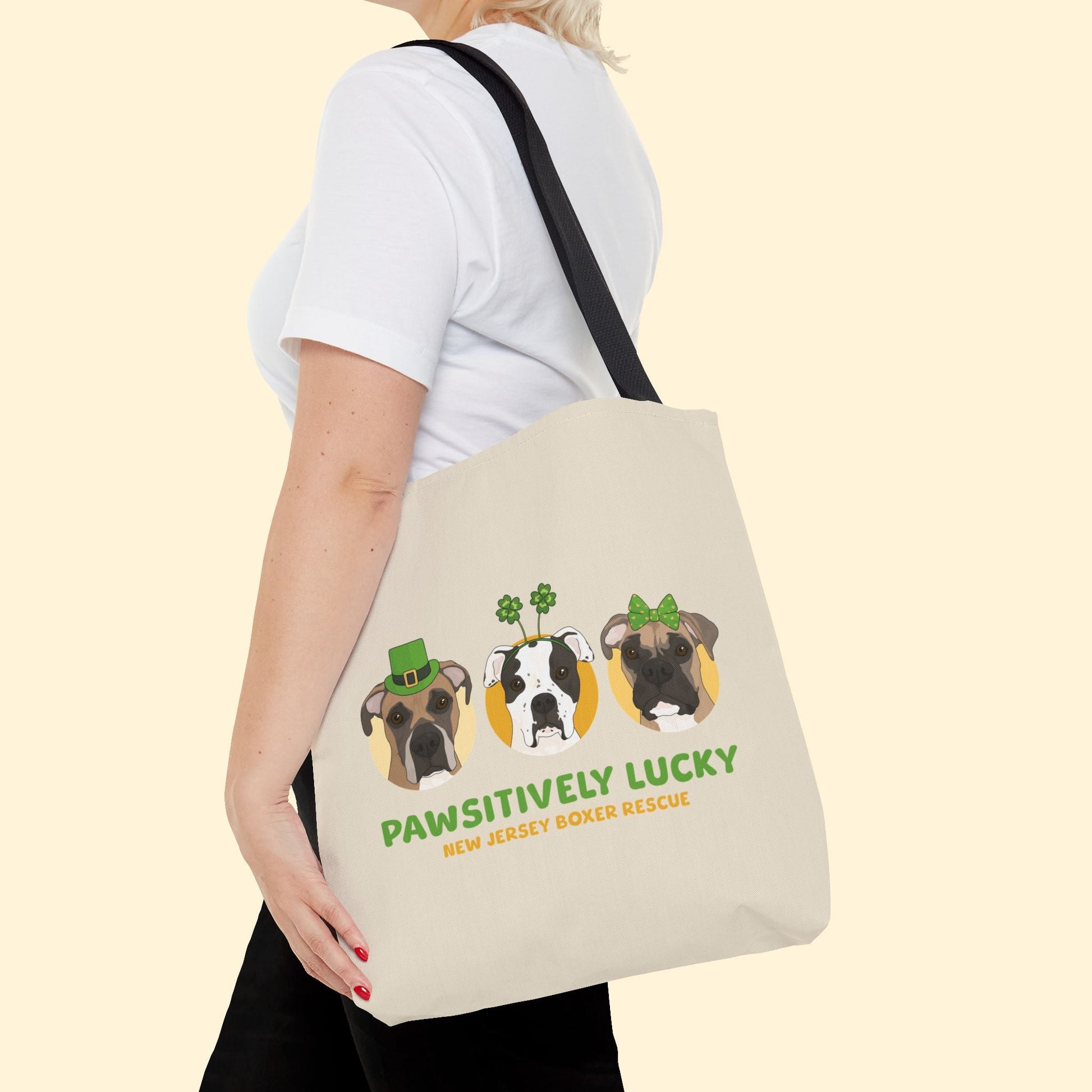 Tote Bag | FUNDRAISER | New Jersey Boxer Rescue | St. Patrick's Day - Detezi Designs - 99599810498212945795