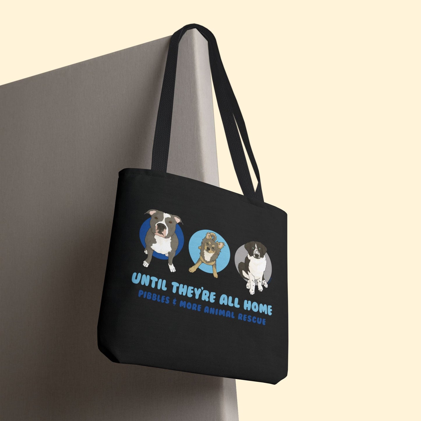 Tote Bag | FUNDRAISER | Pibbles & More Animal Rescue - Detezi Designs - 23596266311127033709