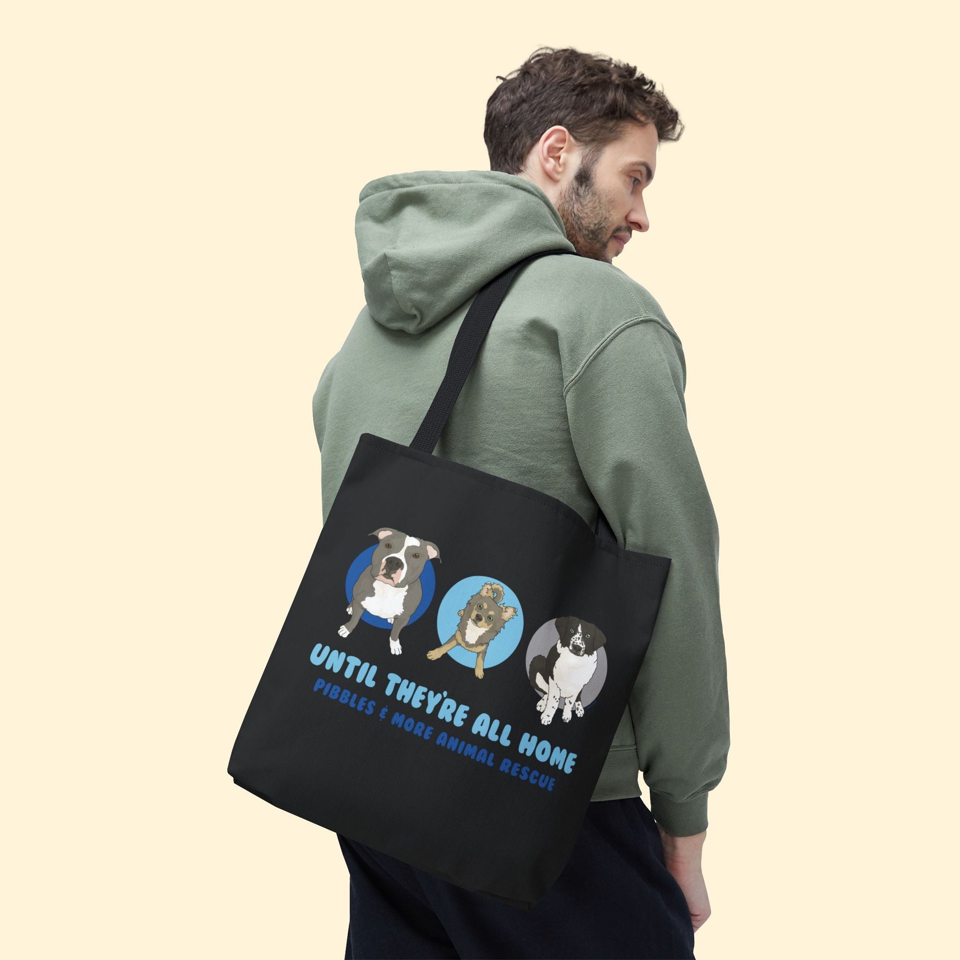 Tote Bag | FUNDRAISER | Pibbles & More Animal Rescue - Detezi Designs - 29507534109925255025