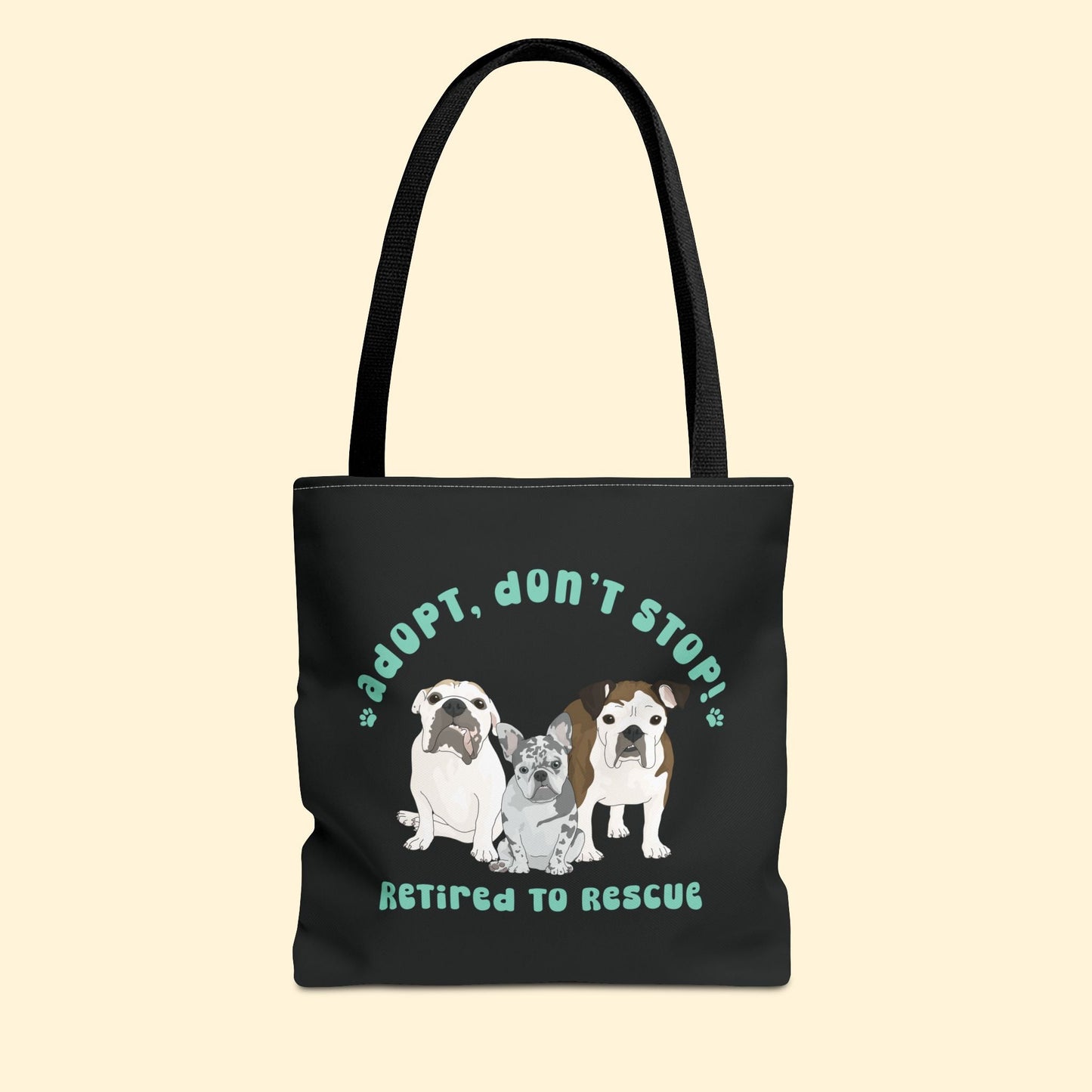 Tote Bag | FUNDRAISER | Retired to Rescue - Detezi Designs - 15717433520197100483