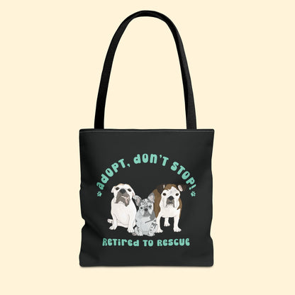Tote Bag | FUNDRAISER | Retired to Rescue - Detezi Designs - 15717433520197100483