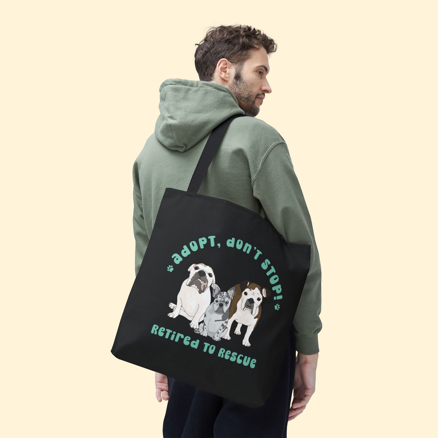 Tote Bag | FUNDRAISER | Retired to Rescue - Detezi Designs - 31582862121546114615