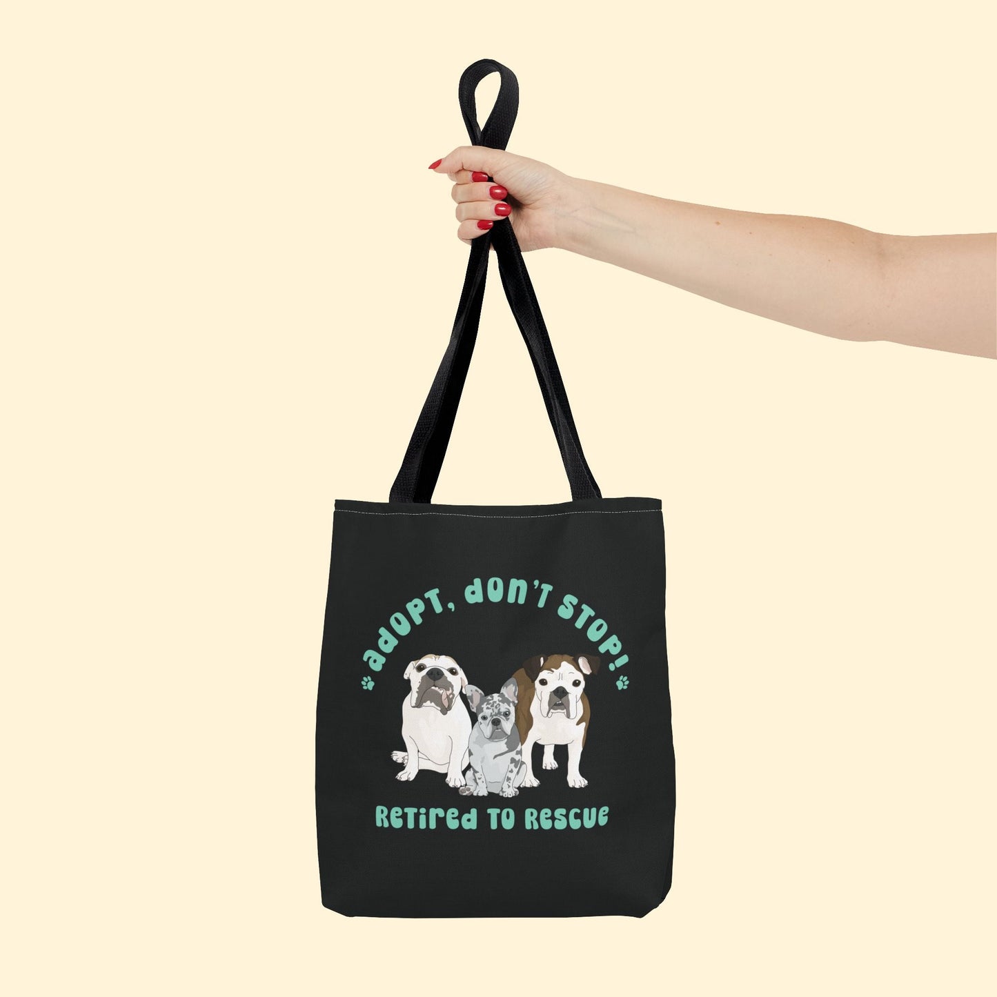 Tote Bag | FUNDRAISER | Retired to Rescue - Detezi Designs - 31582862121546114615