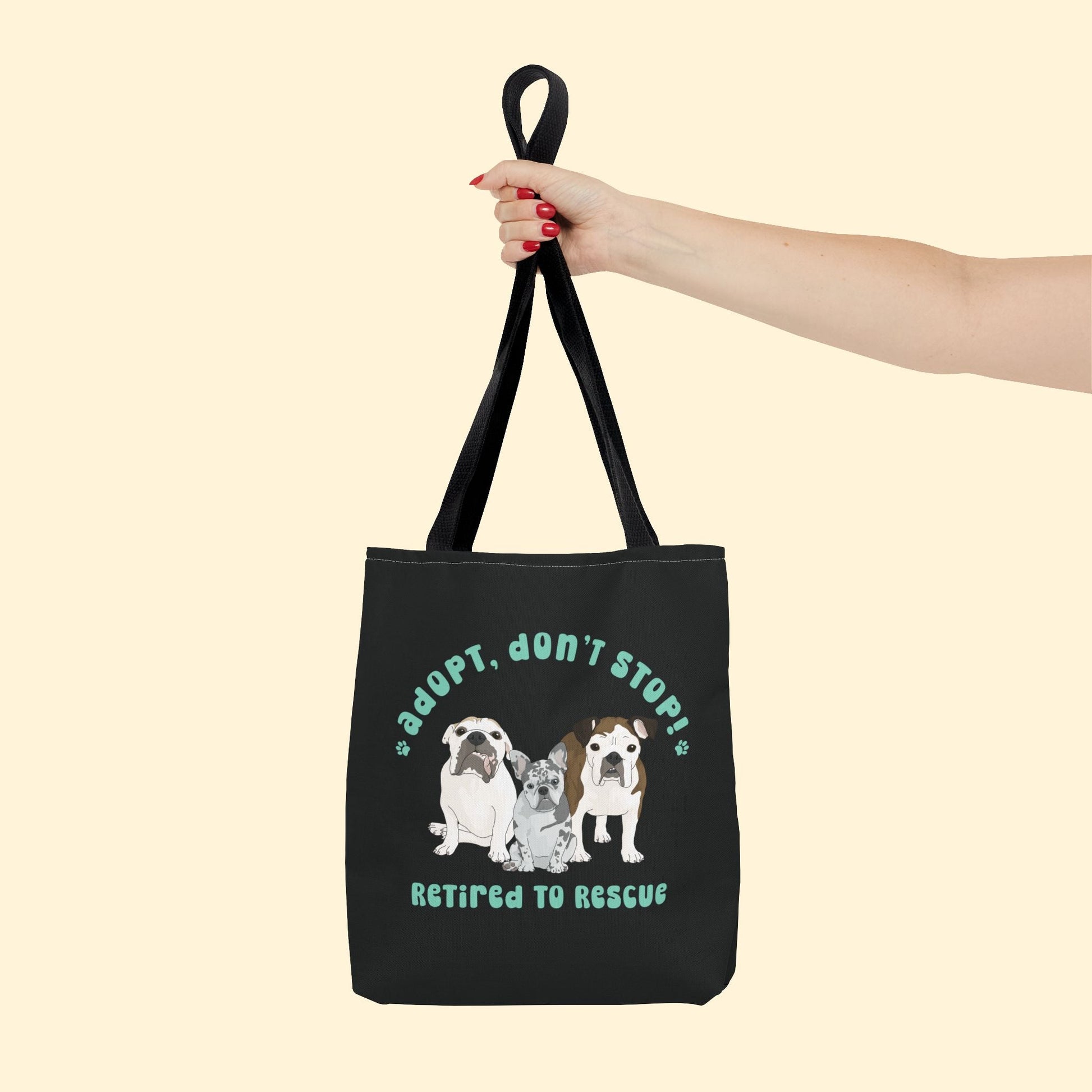 Tote Bag | FUNDRAISER | Retired to Rescue - Detezi Designs - 31582862121546114615