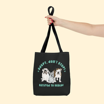 Tote Bag | FUNDRAISER | Retired to Rescue - Detezi Designs - 31582862121546114615