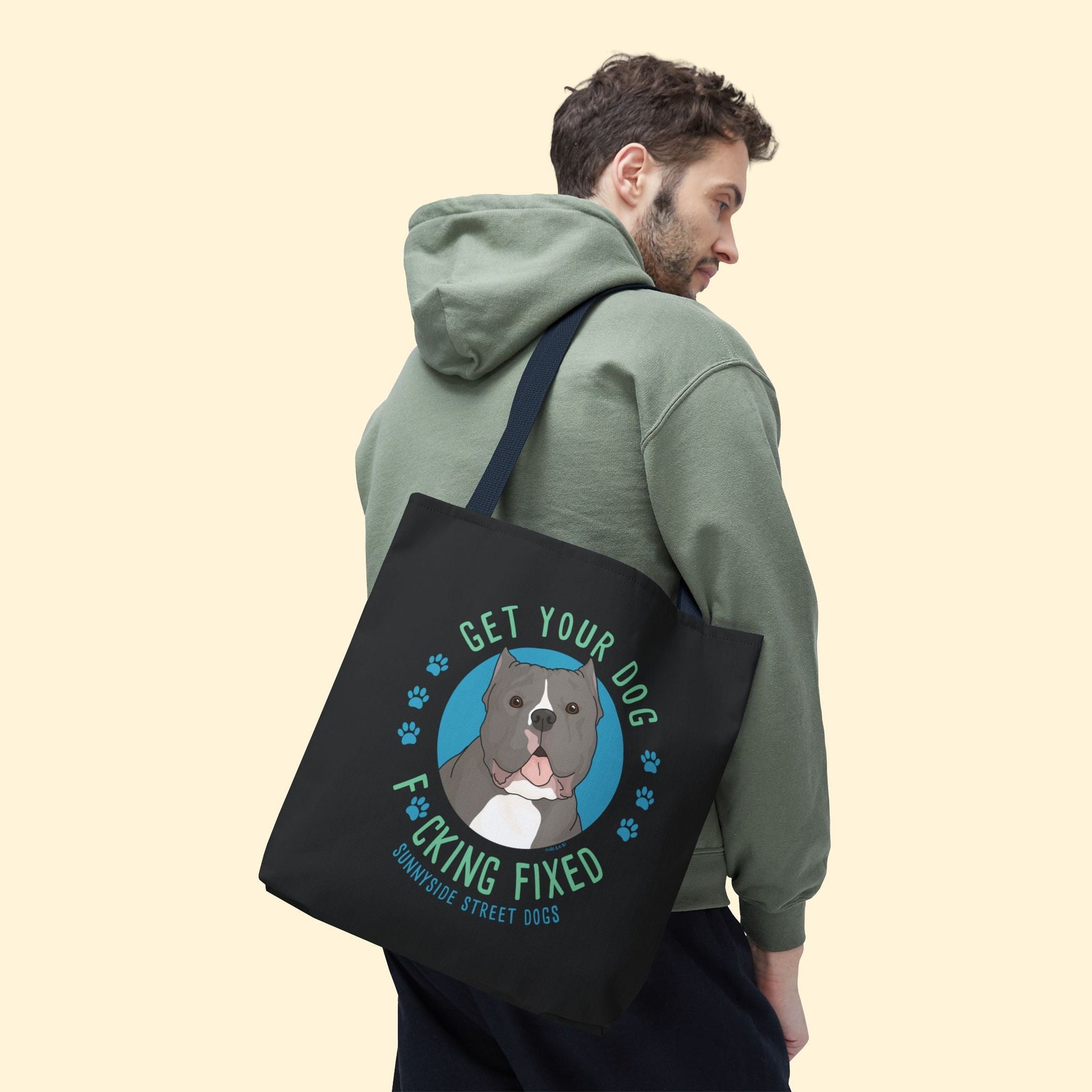 Tote Bag | FUNDRAISER | Sunnyside Street Dogs | Get Your Dog F*cking Fixed - Detezi Designs - 22434490016347727048