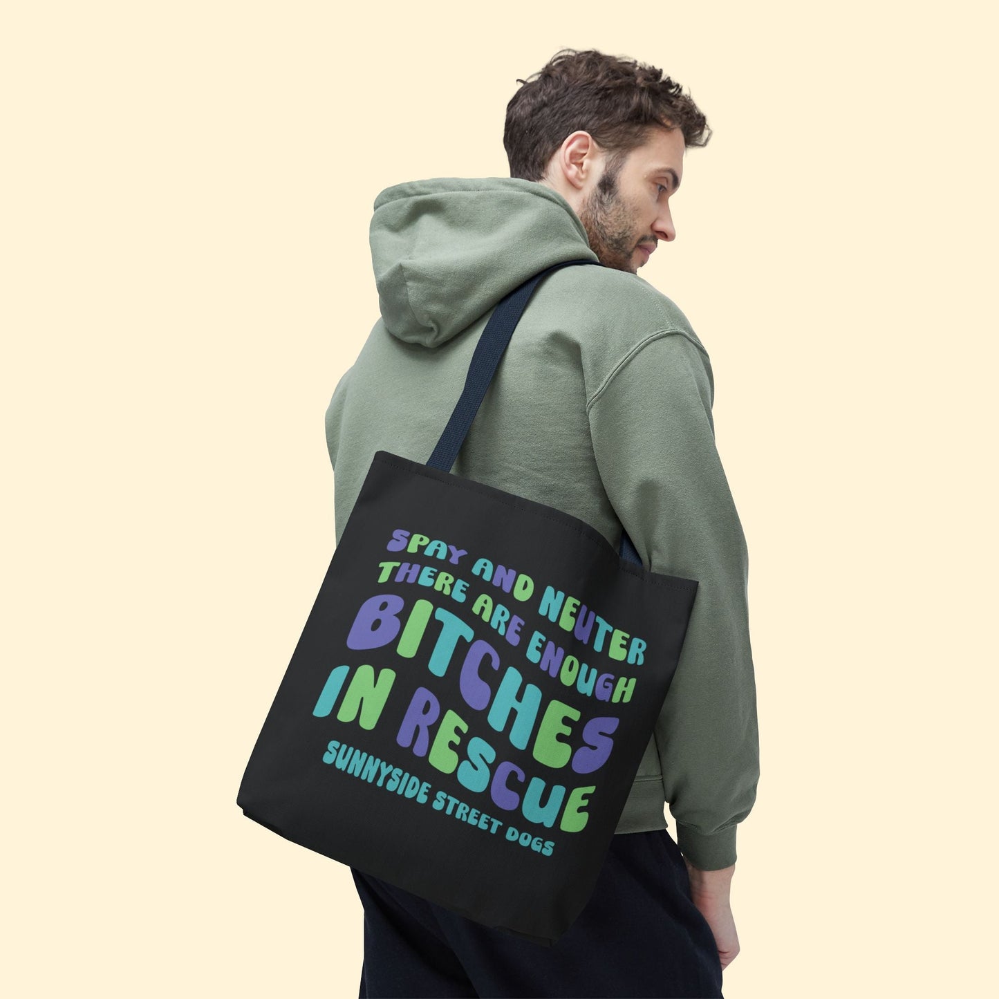 Tote Bag | FUNDRAISER | Sunnyside Street Dogs | Spay & Neuter - Detezi Designs - 29019401402371479040