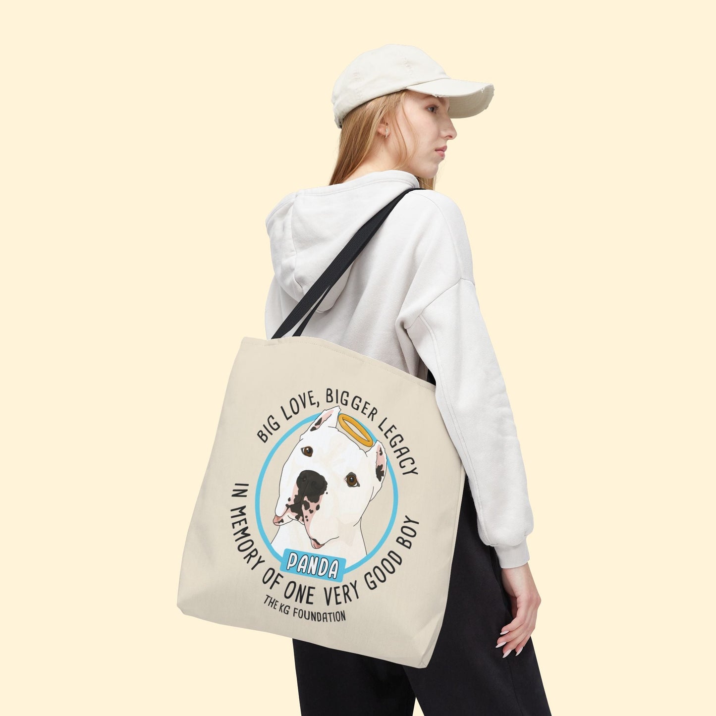 Tote Bag | FUNDRAISER | The KG Foundation | In Memory of Panda - Detezi Designs - 19073963263448283143
