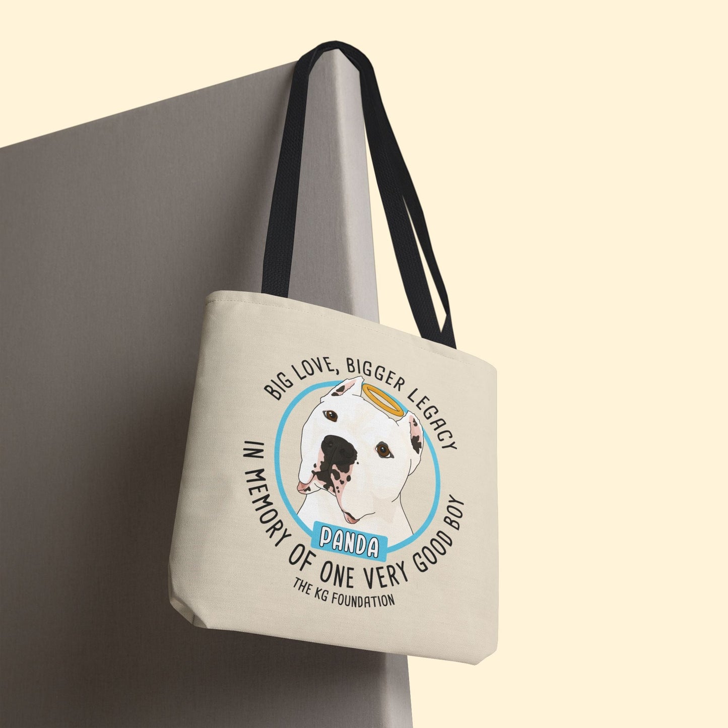Tote Bag | FUNDRAISER | The KG Foundation | In Memory of Panda - Detezi Designs - 19073963263448283143