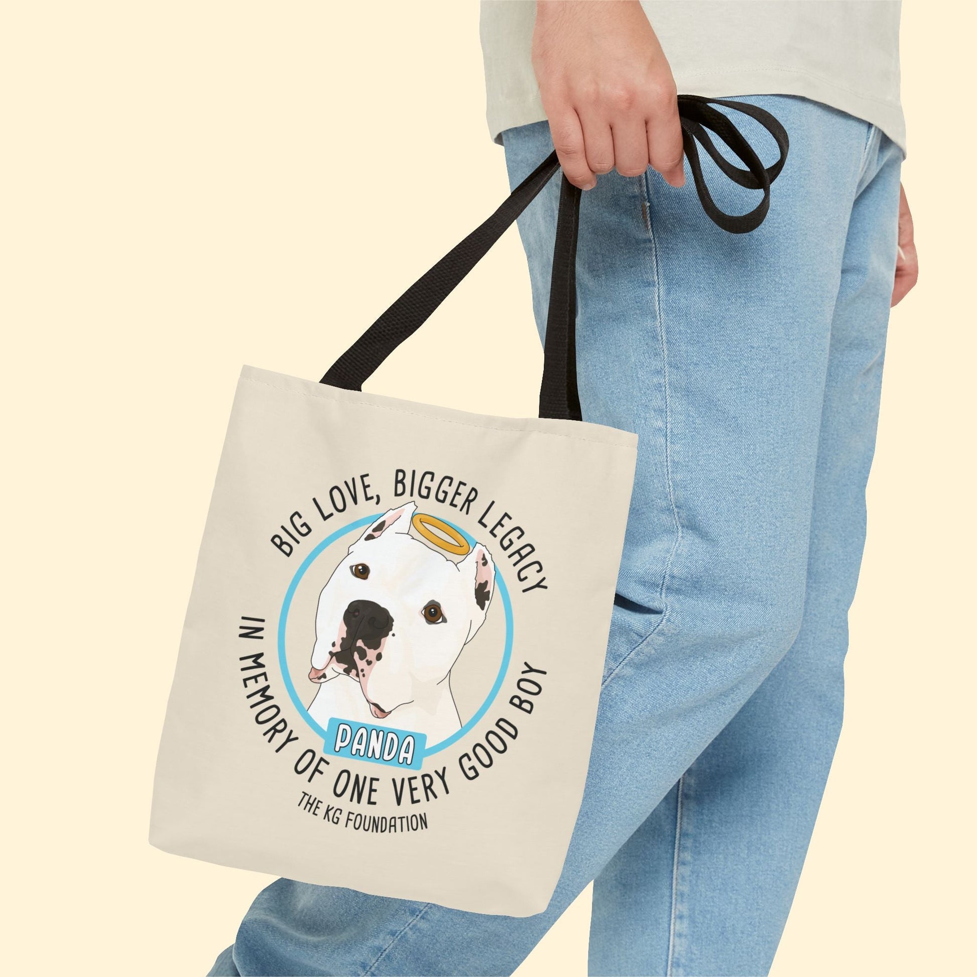Tote Bag | FUNDRAISER | The KG Foundation | In Memory of Panda - Detezi Designs - 19073963263448283143