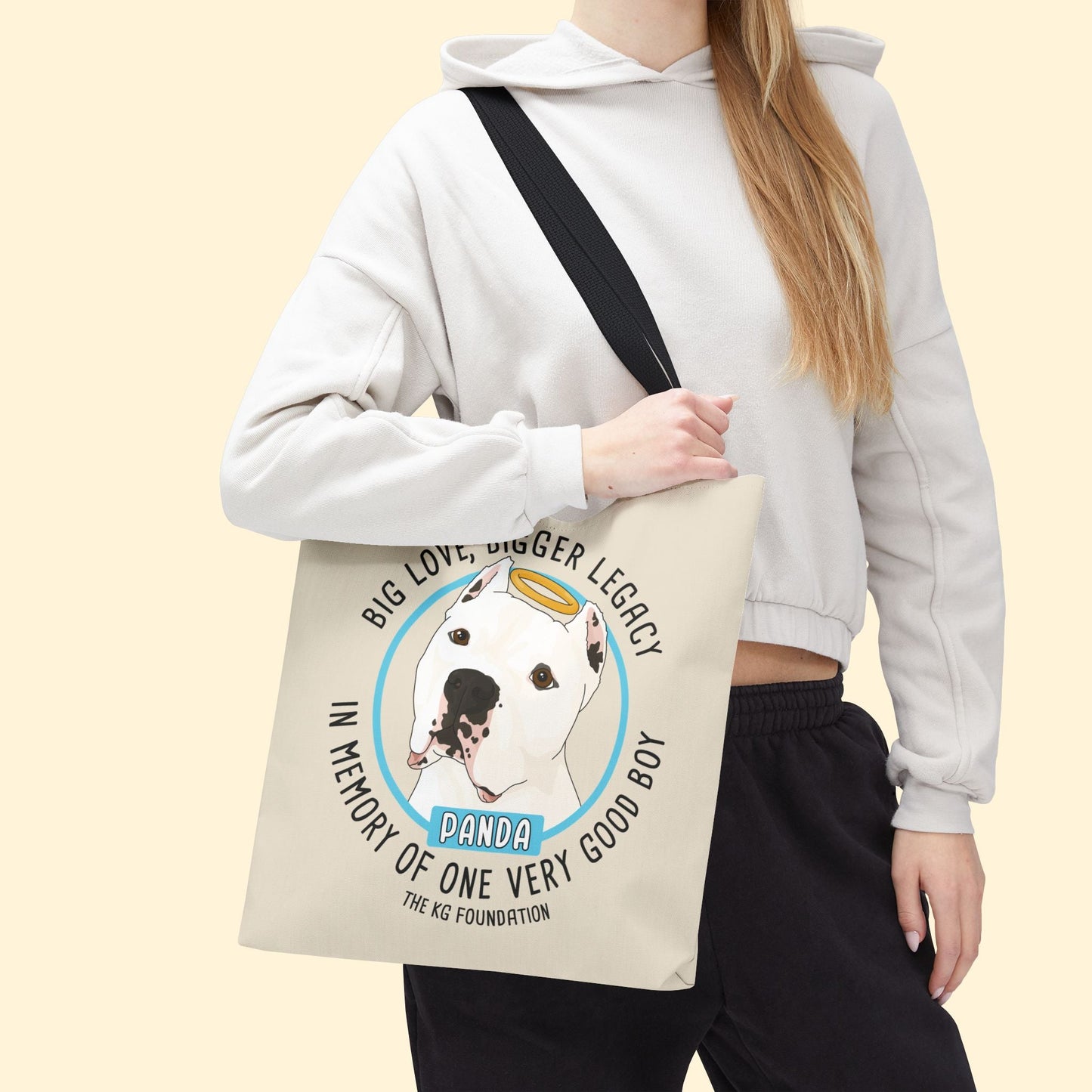 Tote Bag | FUNDRAISER | The KG Foundation | In Memory of Panda - Detezi Designs - 19073963263448283143